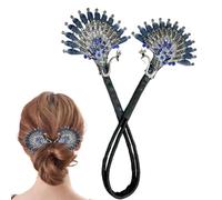 Peafowl - Máquina para hacer moños de pelo con de real, rizador de pelo perezoso, muestra alas de ángel para principiantes, para el día de San Valentín, día de la madre