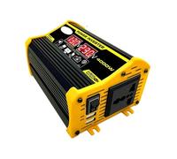 Peak 4000W 12V 220V/110V LED AC Car Power Inverter Converter Charger Adapter Inversor Dual USBTransformer Modified SineWave(Yellow 110V)