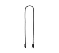 Peak Design Correa de cámara con forma de cuerda, negro, nailon tejido, 46.65 pulgadas, cuerpo cruzado estándar, longitud fija, liberación rápida y conexión, hardware integrado, capacidad de 200