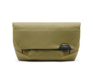 Peak Design Field Pouch V2, Kelp, organizador 2 en 1 y bandolera, correa de hombro ajustable y trabillas integradas para cinturón, lona de nailon resistente a la intemperie, bolsa organizadora o bolsa