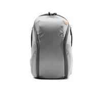 Peak Design Mochila diaria con cremallera de 15 L o 20 L, opciones de color, Ceniza, 15L