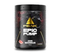 PEAK Epic Pump - 500g Sabor Sandía Ácida I 20 porciones I Booster Pre Workout I sin Estimulantes I L-Citrulina Malato I L-Arginina AKG/Nitrato I Taurina I vegano