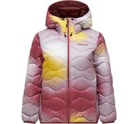 PEAK PERFORMANCE Aop W Helium Down Hood - Mujer - Blanco / Violeta / Amarillo - talla L- modelo 2026