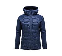 Peak Performance Chaqueta para hombre Helium Down Hybrid Hoodie Chaqueta, Blue Shadow, M, Sombra azul