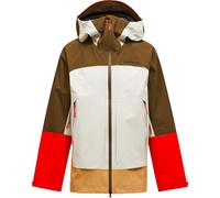 Peak Performance - Chaquetas de esquí - M Vislight Gore-Tex C-Knit 3L Jacket Meadow Moss Sand Fog - Talla L - Marrón Marrón L