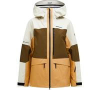 Peak Performance - Chaquetas de esquí mujer - W Gravity Gore-Tex 3L Jacket Sierra Sand Meadow Moss para Mujer - Talla S - Marrón Marrón S