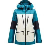 Peak Performance - Chaquetas de esquí mujer - W Vertical Gore-Tex Pro Jkt Hydro Fresh Sand Fog Infinity Teel para Mujer - Talla M - Negro Negro M