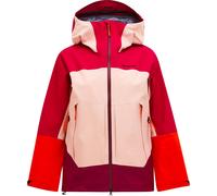 Peak Performance - Chaquetas de esquí mujer - W Vislight Gore-Tex C-Knit 3L Jacket Tech Burgundy Peach Fuzz para Mujer - Talla M - Rojo Rojo M