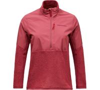 Peak Performance - Forros polares mujer - W Freelight Alpha Half Zip Wild Rouge para Mujer de Lana - Talla XS - Rojo Rojo XS