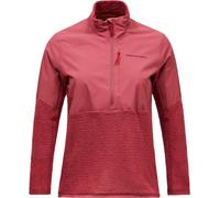 Peak Performance - Forros polares mujer - W Freelight Alpha Half Zip Wild Rouge para Mujer de Lana - Talla M - Rojo Rojo M