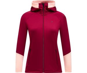 Peak Performance - Forros polares mujer - W Rider Essentials Zip Hood Vertical Zenit para Mujer - Talla S - Burdeos Burdeos S