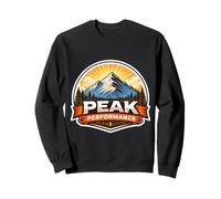 Peak Performance - Juego de Palabras para Escalar montañas, Senderismo Sudadera