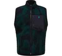 Peak Performance - M Graphic Pile Vest Logo Era de Lana - Talla XL - Verde Verde XL