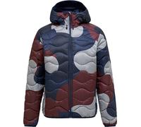 Peak Performance - Plumíferos esquí - M Aop Helium Down Hood 333 Snowbank - Talla L - Azul marino Azul marino L
