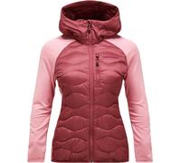 Peak Performance - Plumíferos esquí mujer - W Helium Down Hybrid Hood Wild Rouge Warm Blush - Talla M - Rosa Rosa M