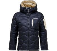 Peak Performance - Plumíferos esquí mujer - W Helium Utility Down Hood Black Sand Fog - Talla S - Negro Negro S