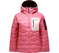 Peak Performance - Plumíferos esquí mujer - W Helium Utility Down Hood Mountain Blush Frosted Blossom - Talla S - Rosa Rosa S