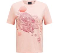 Peak Performance - Ropa de senderismo mujer - W Explore Graphic Tee Peach Fuzz para Mujer - Talla S - Rosa Rosa S