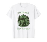Peak Wanderer Colorado Viajes al Aire Libre Camiseta