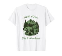 Peak Wanderer New York Viajes al Aire Libre Camiseta