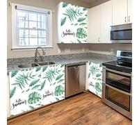 Peakjune Cortinas Opacas Cortas para Armarios de Cocina,Cortinas de Debajo del Fregadero,Cortinas De EstanteríA,Cortina de privacidad Debajo de la Mesa,para DecoracióN del Hogar LavanderíA