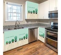 Peakjune Cortinas Opacas Cortas para Armarios de Cocina,Cortinas de Debajo del Fregadero,Cortinas De EstanteríA,Cortina de privacidad Debajo de la Mesa,para DecoracióN del Hogar LavanderíA