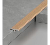 Peakjune Tira De TransicióN De Piso,Perfil De TransicióN para Suelo,Tira De TransicióN De Suelo Tipo T,Moldura En T De Aluminio Y Tira De TransicióN para Suelo,Perfil En T