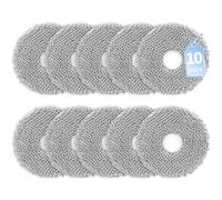 PeakLife 10 Mopa para roborock QV 35A, QV 35S, Qrevo Curv S5X/5A1/5XC, Qrevo S5V, Saros 10R, Paños de Recambio para Qrevo Edge S5A, Qrevo Curv, Qrevo Pro, Qrevo S, Repuesto para Robot Aspirador