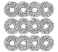 PeakLife 12 Mopas para Ecovacs DEEBOT T50 Pro Omni, T50 Omni, T50 Max Pro Omni, Paños de Repuesto para N30 Pro Omni, T30 Omni, T30 Pro Omni, T30C Omni, T30C Pro Omni, Accesorio para Robot Aspirador