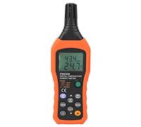 PEAKMETER MS6508 Medidor Digital de Temperatura y Humedad con Punto de rocío e higrómetro de Temperatura de Bulbo húmedo - Capacidad de Almacenamiento de 99 Registros