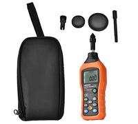 PEAKMETER PM6208A - Tacómetro digital de, medidor de velocidad de motor de alta precisión, herramienta de medición de RPM para ingenieros de mantenimiento industrial. Material