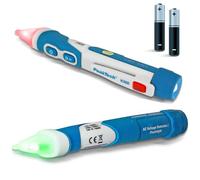 PeakTech, 1032 Comprobador de tensión CA sin contacto [+LED lámpara de señalización y vibración] 12-1000 V CA rango de funcionamiento, detector de línea, localizador de línea, comprobador de fase