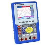 PeakTech 1205 - Osciloscopio de almacenamiento de 2 canales (20MHz) y multímetro RMS (4000 cuentas) con interfaz USB y pantalla a color de 3.8 ", DSO, almacenamiento digital con estuche