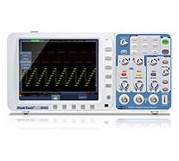 PeakTech 1240 - Osciloscopio de memoria de 2 canales (60MHz) con USB, VGA, interfaz LAN y pantalla en color TFT de alta resolución de 8 ", 20 modos de medición automática, (10 millones / canal)