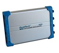 PeakTech, 1326, Osciloscopio para PC, 4 canales, 70 MHz, 1GS/s, interfaz USB y LAN, software para PC, P 1326