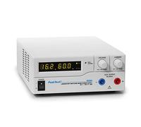 PeakTech 1530 - Fuente de alimentación DC 1-16V / 0-60A con pantalla LED, fuentes de alimentación de conmutación DC, 3 preajustes para corriente y voltaje, protección contra sobrecarga 200~240 V AC