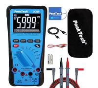 PeakTech, 2035, Multímetro digital True RMS 1000 V 6.000 recuentos, USB