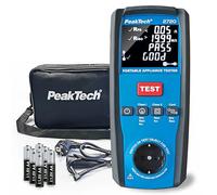 PeakTech 2720 - PAT probador de dispositivos para pruebas de dispositivos móviles según VDE 0701/0702 en el marco del examen DGUV para dispositivos SK 1 y SK 2 con PASS/FAIL Test para profesionales de