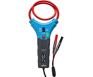 PeakTech 4205 - Adaptador flexible de pinza amperométrica 30/300/3000 A AC para multímetro, enchufe de 4 mm, amperímetro