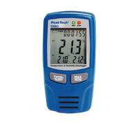 PeakTech, 5180 Registrador de Datos de Temperatura y Humedad -40.+70°C, 0-100% HR
