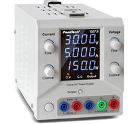 PeakTech, 6173, Fuente de alimentación de laboratorio 0, 30 V / 0, 5 A DC SELV fuente de alimentación lineal con transformador de aislamiento, fuente de alimentación de laboratorio con USB y software