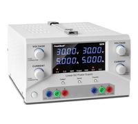 PeakTech, 6191, Fuente de alimentación de laboratorio 2 x 0, 30 V / 0, 5 A DC Fuente de alimentación lineal SELV con transformador de aislamiento, fuente de alimentación de laboratorio
