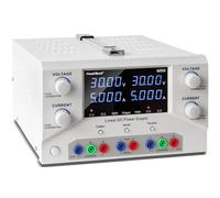 PeakTech, 6193, Fuente de alimentación de laboratorio 2 x 0, 30 V / 0, 5 A DC SELV fuente de alimentación lineal con transformador de aislamiento, fuente de alimentación de laboratorio con USB