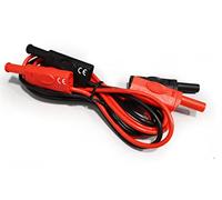 PeakTech, Cables de prueba PeakTech 7030 para multímetros y fuentes de alimentación de laboratorio, cables de prueba de 130 cm con conectores banana aislados como accesorios para aparatos de medición