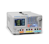 Peaktech P 6181 - Fuente De Alimentación Para Laboratorio (2 Canales, 0-30 V, 0-6 A, Con Pantalla Tft A Color, Registro De Datos, Seriell, Paralelo Y Plus-Minus, Programas De Tiempo 15 W, 240 V)