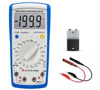 PeakTech, P3730, Multímetro digital LCR Meter, Multímetro digital hasta máx. 200 µF / 20 H / 20Mohm, Medidor de corriente para medición de inductancia, capacitancia y resistencia, CAT II