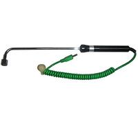 PeakTech, Sonda de temperatura profesional TF-30 tipo K, 50-500 grados, sonda de temperatura para temperatura superficial, diámetro del sensor 14 mm