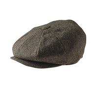 Peaky Blinders Gorra Plana Estilo Newsboy de 8 Piezas Verde Espiga Verde M (57 cm)