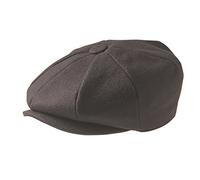 Peaky Blinders Gorra Plana Estilo Newsboy de 8 piezasMarrón marrón L (59 cm)