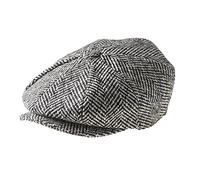 Peaky Blinders Gorra Plana Estilo Newsboy de 8 piezasNegro Black Humbug M (57 cm)